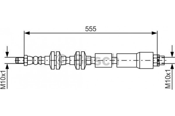 Bosch Ελαστικός Σωλήνας Φρένων - 1 987 481 569