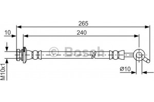 Bosch Ελαστικός Σωλήνας Φρένων - 1 987 481 571
