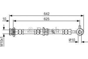 Bosch Ελαστικός Σωλήνας Φρένων - 1 987 481 573