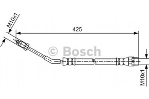Bosch Ελαστικός Σωλήνας Φρένων - 1 987 481 579