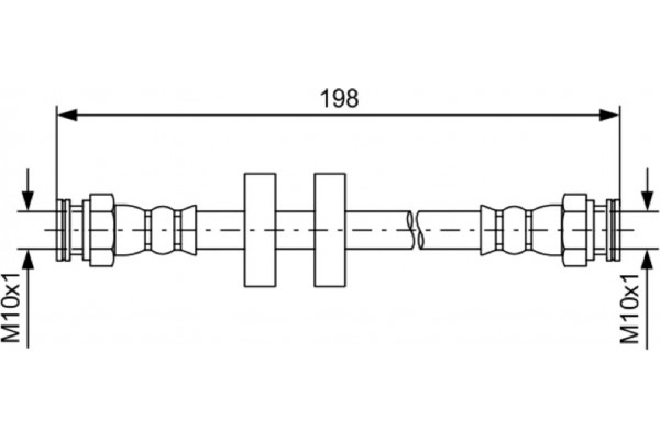 Bosch Ελαστικός Σωλήνας Φρένων - 1 987 481 581 Bosch Ελαστικός Σωλήνας Φρένων - 1 987 481 581