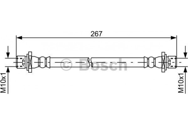 Bosch Ελαστικός Σωλήνας Φρένων - 1 987 481 584