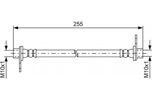 Bosch Ελαστικός Σωλήνας Φρένων - 1 987 481 585