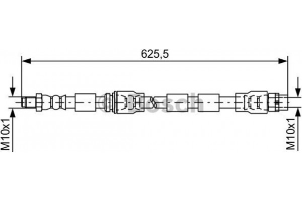 Bosch Ελαστικός Σωλήνας Φρένων - 1 987 481 589