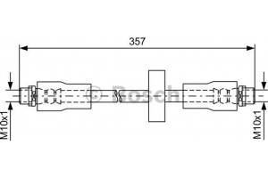 Bosch Ελαστικός Σωλήνας Φρένων - 1 987 481 591
