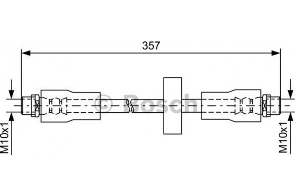 Bosch Ελαστικός Σωλήνας Φρένων - 1 987 481 591