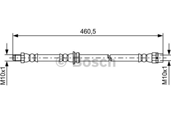 Bosch Ελαστικός Σωλήνας Φρένων - 1 987 481 598