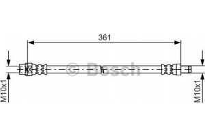 Bosch Ελαστικός Σωλήνας Φρένων - 1 987 481 600