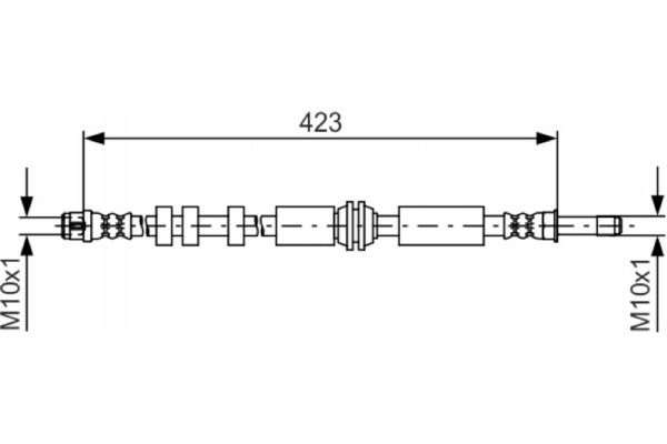 Bosch Ελαστικός Σωλήνας Φρένων - 1 987 481 601 Bosch Ελαστικός Σωλήνας Φρένων - 1 987 481 601