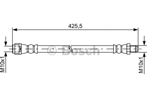 Bosch Ελαστικός Σωλήνας Φρένων - 1 987 481 610