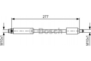 Bosch Ελαστικός Σωλήνας Φρένων - 1 987 481 616