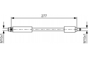 Bosch Ελαστικός Σωλήνας Φρένων - 1 987 481 616