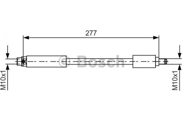 Bosch Ελαστικός Σωλήνας Φρένων - 1 987 481 616