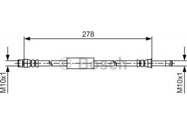 Bosch Ελαστικός Σωλήνας Φρένων - 1 987 481 617