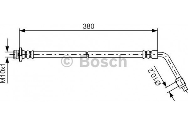 Bosch Ελαστικός Σωλήνας Φρένων - 1 987 481 623