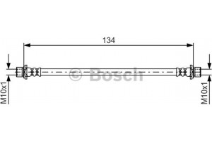 Bosch Ελαστικός Σωλήνας Φρένων - 1 987 481 637
