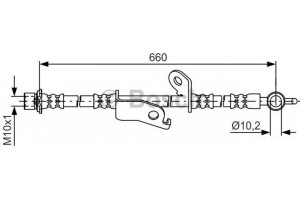 Bosch Ελαστικός Σωλήνας Φρένων - 1 987 481 641