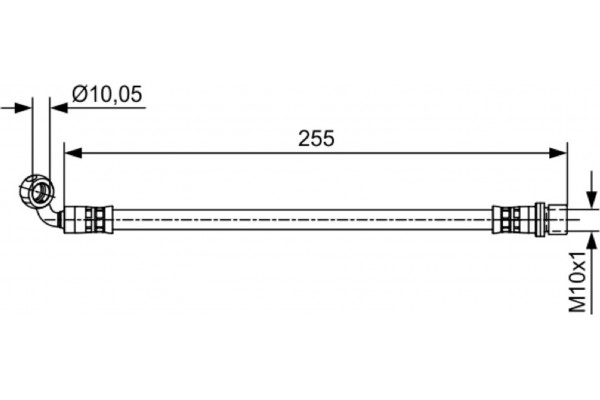 Bosch Ελαστικός Σωλήνας Φρένων - 1 987 481 647