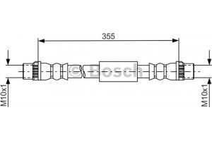 Bosch Ελαστικός Σωλήνας Φρένων - 1 987 481 665