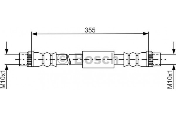 Bosch Ελαστικός Σωλήνας Φρένων - 1 987 481 665