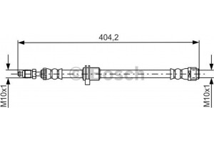 Bosch Ελαστικός Σωλήνας Φρένων - 1 987 481 679