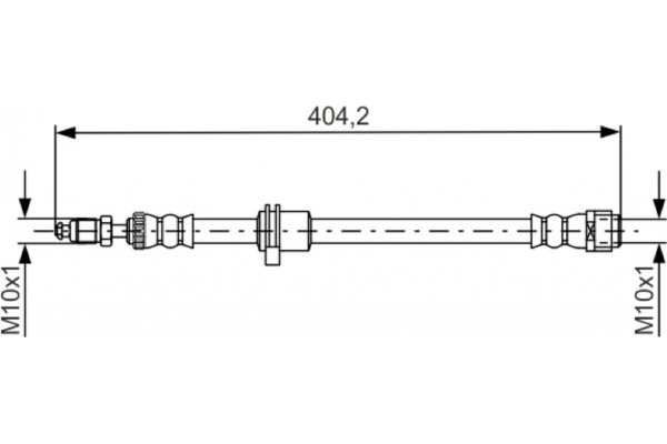 Bosch Ελαστικός Σωλήνας Φρένων - 1 987 481 679