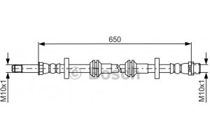 Bosch Ελαστικός Σωλήνας Φρένων - 1 987 481 690