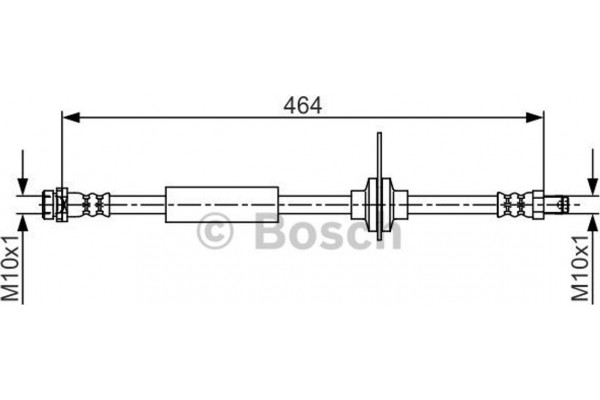 Bosch Ελαστικός Σωλήνας Φρένων - 1 987 481 702