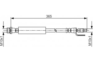 Bosch Ελαστικός Σωλήνας Φρένων - 1 987 481 703