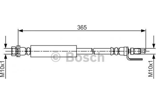 Bosch Ελαστικός Σωλήνας Φρένων - 1 987 481 703