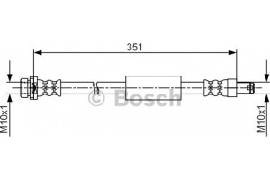 Bosch Ελαστικός Σωλήνας Φρένων - 1 987 481 705
