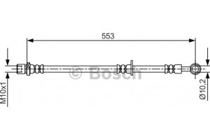 Bosch Ελαστικός Σωλήνας Φρένων - 1 987 481 709