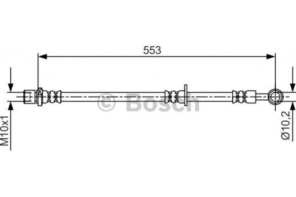 Bosch Ελαστικός Σωλήνας Φρένων - 1 987 481 709