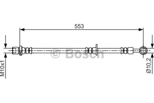 Bosch Ελαστικός Σωλήνας Φρένων - 1 987 481 710