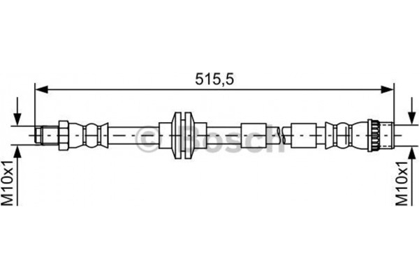 Bosch Ελαστικός Σωλήνας Φρένων - 1 987 481 733