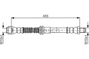 Bosch Ελαστικός Σωλήνας Φρένων - 1 987 481 747