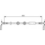 Bosch Ελαστικός Σωλήνας Φρένων - 1 987 481 748