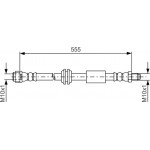 Bosch Ελαστικός Σωλήνας Φρένων - 1 987 481 751