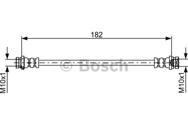 Bosch Ελαστικός Σωλήνας Φρένων - 1 987 481 752