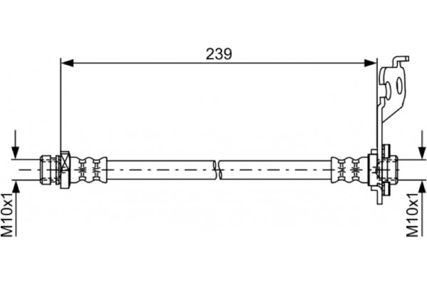 Bosch Ελαστικός Σωλήνας Φρένων - 1 987 481 761 Bosch Ελαστικός Σωλήνας Φρένων - 1 987 481 761