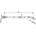 Bosch Ελαστικός Σωλήνας Φρένων - 1 987 481 771