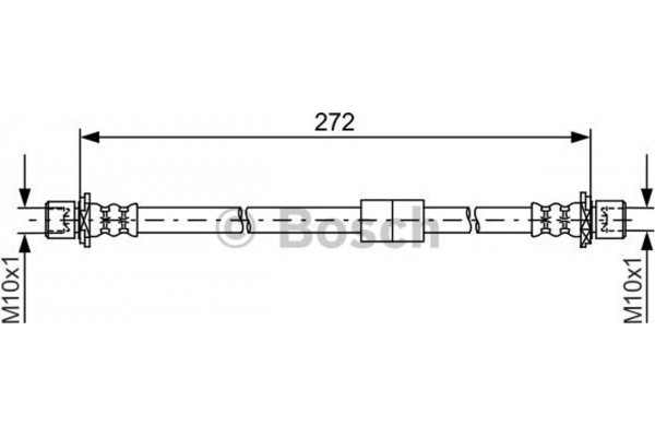 Bosch Ελαστικός Σωλήνας Φρένων - 1 987 481 775