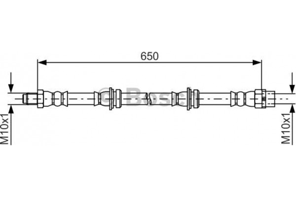 Bosch Ελαστικός Σωλήνας Φρένων - 1 987 481 782