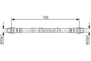 Bosch Ελαστικός Σωλήνας Φρένων - 1 987 481 784