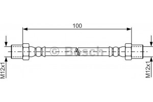 Bosch Ελαστικός Σωλήνας Φρένων - 1 987 481 785
