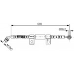 Bosch Ελαστικός Σωλήνας Φρένων - 1 987 481 797