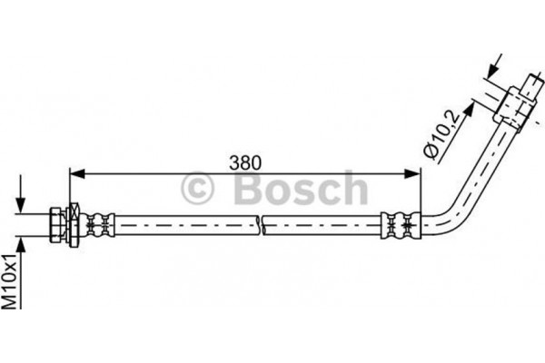 Bosch Ελαστικός Σωλήνας Φρένων - 1 987 481 835