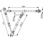 Bosch Ελαστικός Σωλήνας Φρένων - 1 987 481 836 Bosch Ελαστικός Σωλήνας Φρένων - 1 987 481 836