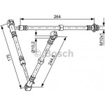 Bosch Ελαστικός Σωλήνας Φρένων - 1 987 481 836