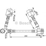 Bosch Ελαστικός Σωλήνας Φρένων - 1 987 481 837